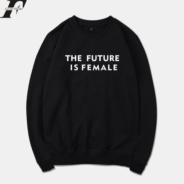 2018 the future is female spring warm hoodies sweatshirt men/women harajuku tracksuit men text hoodie plus size1, Black
2018 the future is female spring warm hoodies sweatshirt men/women harajuku tracksuit men text hoodie plus size1, Black