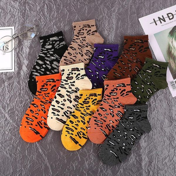 new female socks leopard print personalized cotton short socks comfortable breathable deodorant fashion tide female1, Black;white
new female socks leopard print personalized cotton short socks comfortable breathable deodorant fashion tide female1, Black;white