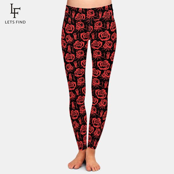 letsfind women high waist high quaility leggings rose print fitness plus size legging winter women warm pants lj201104, Black
letsfind women high waist high quaility leggings rose print fitness plus size legging winter women warm pants lj201104, Black