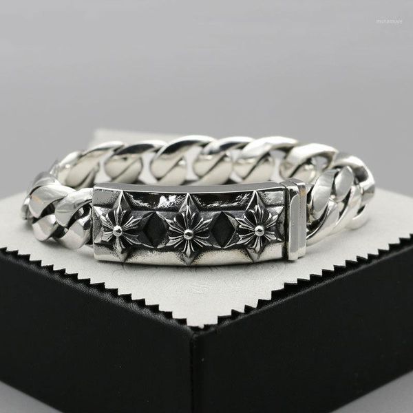 other bracelets starfield high-end s925 sterling silver jewelry men women retro thai hexagram bracelet homme rough punk1, Golden;silver
other bracelets starfield high-end s925 sterling silver jewelry men women retro thai hexagram bracelet homme rough punk1, Golden;silver