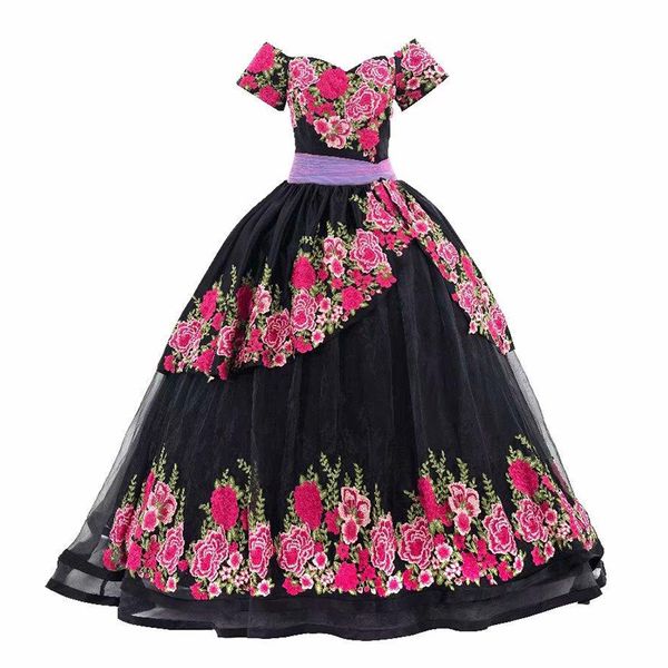mexican charro black quinceanera dress off the shoulder corset back sweet 15 16 dresses theme party prom vestidos, Blue;red
mexican charro black quinceanera dress off the shoulder corset back sweet 15 16 dresses theme party prom vestidos, Blue;red