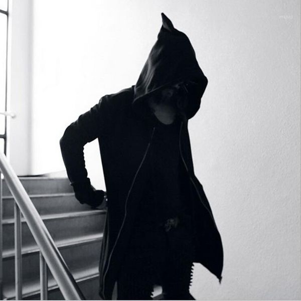men's hoodies & sweatshirts 2021 fashion mens hooded sweatshirt design punk rock style wizard hat extended side zipper street wear hip, Black
men's hoodies & sweatshirts 2021 fashion mens hooded sweatshirt design punk rock style wizard hat extended side zipper street wear hip, Black
