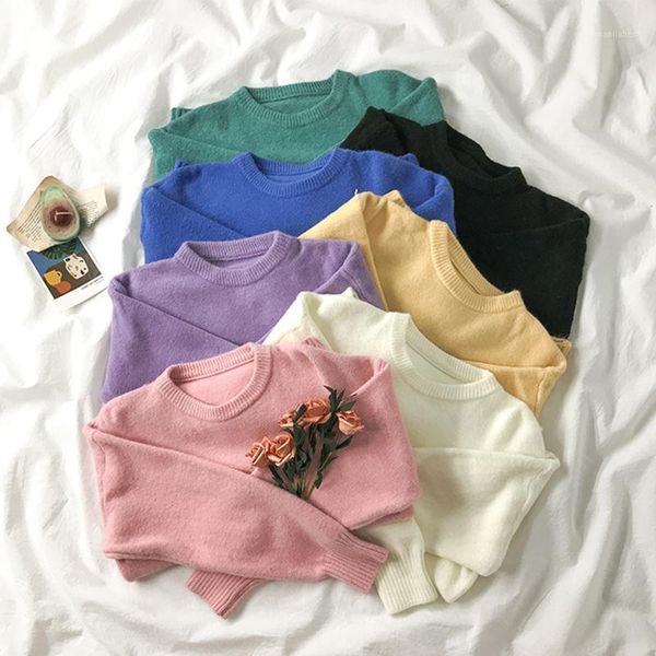 2020 knitted women o-neck sweater pullovers spring autumn basic women sweaters pullover slim fit black, White;black
2020 knitted women o-neck sweater pullovers spring autumn basic women sweaters pullover slim fit black, White;black