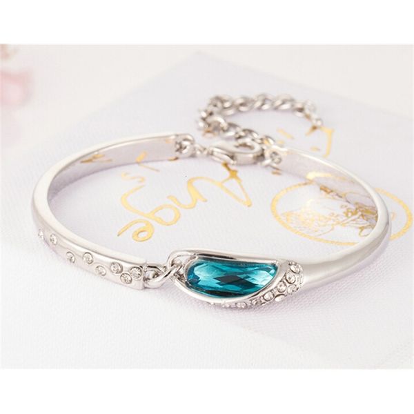 blue bracelets new style charms luxury sapphire austria diamond bangle bracelet 925 sterling silver glass shoes hand jew, Black
blue bracelets new style charms luxury sapphire austria diamond bangle bracelet 925 sterling silver glass shoes hand jew, Black