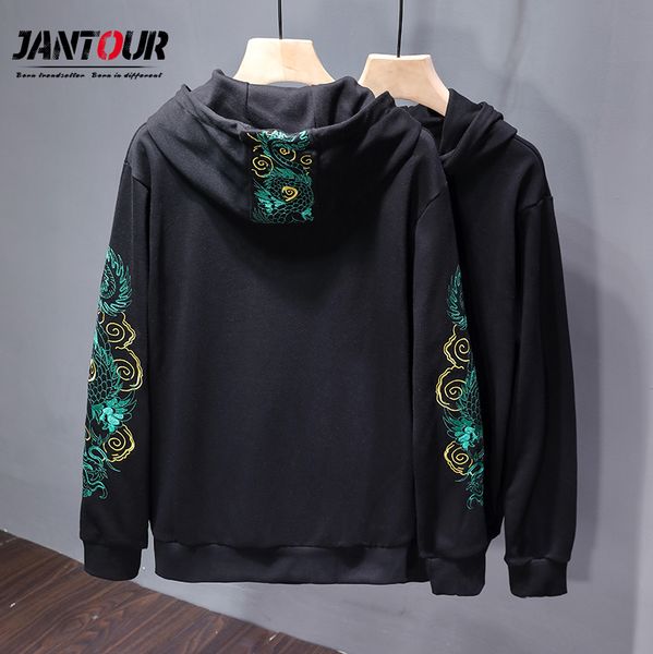 jantour 2020 hoodie men clothing 100% cotton standard thickness hip hop fashion chinese dragon style wide-waisted streetwear c0127, Black
jantour 2020 hoodie men clothing 100% cotton standard thickness hip hop fashion chinese dragon style wide-waisted streetwear c0127, Black