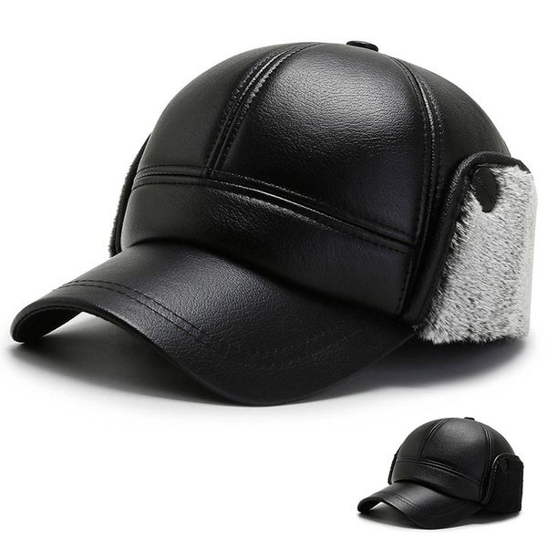 black pu leather winter hats snapback earflaps baseball cap men ear protection ski hat outdoor plus velvet thickening warm l15 j1225, Blue;gray
black pu leather winter hats snapback earflaps baseball cap men ear protection ski hat outdoor plus velvet thickening warm l15 j1225, Blue;gray