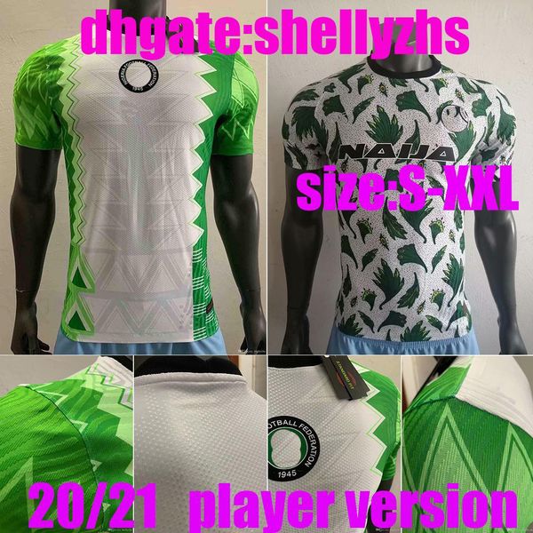 player version 2020 nigeria home away soccer jersey 20 21 maillot de foot nigeria okechukwu okocha ahmed musa mikel iheanacho football shirt, Black;yellow
player version 2020 nigeria home away soccer jersey 20 21 maillot de foot nigeria okechukwu okocha ahmed musa mikel iheanacho football shirt, Black;yellow