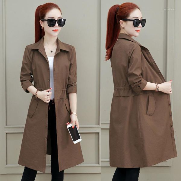 trench coat women's mid-length korean-style spring and autumn 2020 new style autumn thin versatile coat1, Tan;black
trench coat women's mid-length korean-style spring and autumn 2020 new style autumn thin versatile coat1, Tan;black