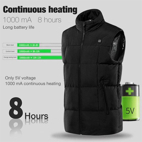 electrical vest warm winter men heating sleeveless heated jacket constant temperature classic down jackets intelligent overcoats, Gray;blue
electrical vest warm winter men heating sleeveless heated jacket constant temperature classic down jackets intelligent overcoats, Gray;blue