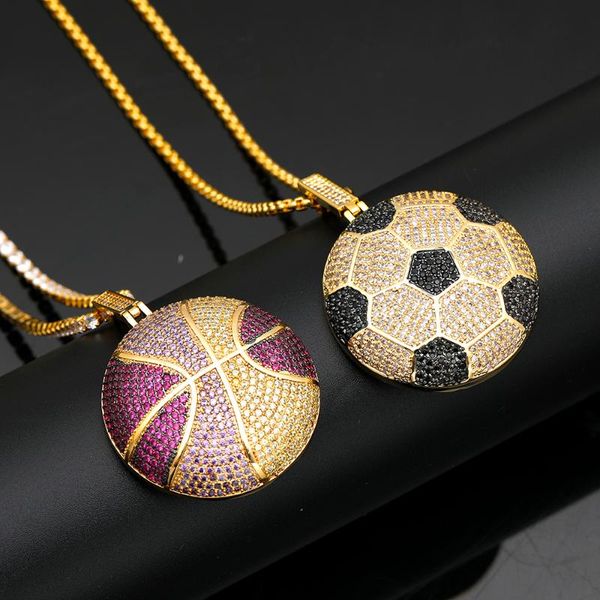 hip hop sports style football and basketball pendant high-end zircon necklace nightclub decoration fashion accessories, Silver
hip hop sports style football and basketball pendant high-end zircon necklace nightclub decoration fashion accessories, Silver