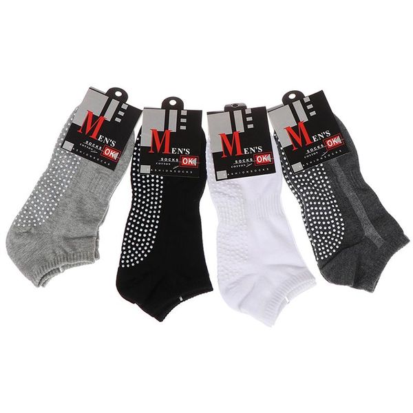 sports socks men's cotton non-slip yoga with grips breathable anti skid floor for pilates gym fitness size 39-44, Black
sports socks men's cotton non-slip yoga with grips breathable anti skid floor for pilates gym fitness size 39-44, Black