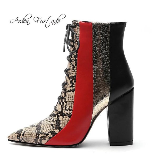 boots arden furtado fashion women's shoes spring autumn pointed toe chunky heels zipper ladies cross tied ankle big size, Black
boots arden furtado fashion women's shoes spring autumn pointed toe chunky heels zipper ladies cross tied ankle big size, Black