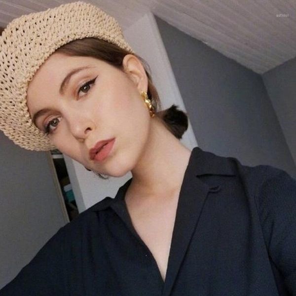 women caps beret girl beret french artist hand knitted imitation straw beanie hat cap vintage plain elegant women caps1, Blue;gray
women caps beret girl beret french artist hand knitted imitation straw beanie hat cap vintage plain elegant women caps1, Blue;gray