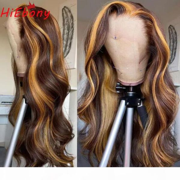 hiebony preplucked lace front wigs hihglight 180% density wavy glueless remy hair lace front wigs transparent wig with baby hair, Black;brown
hiebony preplucked lace front wigs hihglight 180% density wavy glueless remy hair lace front wigs transparent wig with baby hair, Black;brown