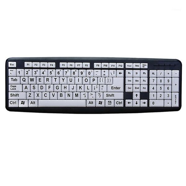 keyboards easy operate black letters deskdurable old men eye protection abs wired mute computer keyboard home white keys usb interface1
keyboards easy operate black letters deskdurable old men eye protection abs wired mute computer keyboard home white keys usb interface1