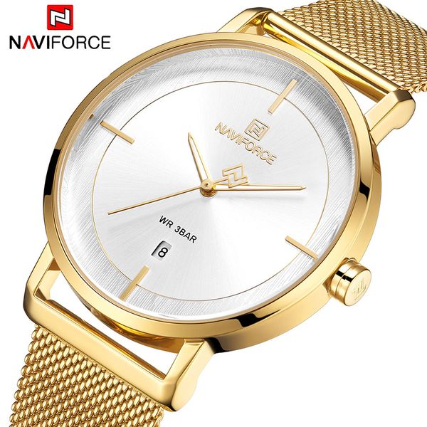 naviforce 2019 new stainless steel bracelet watch for women classic minimalist alloy analog ladies quartz wrist watches relogio t200420, Slivery;brown
naviforce 2019 new stainless steel bracelet watch for women classic minimalist alloy analog ladies quartz wrist watches relogio t200420, Slivery;brown