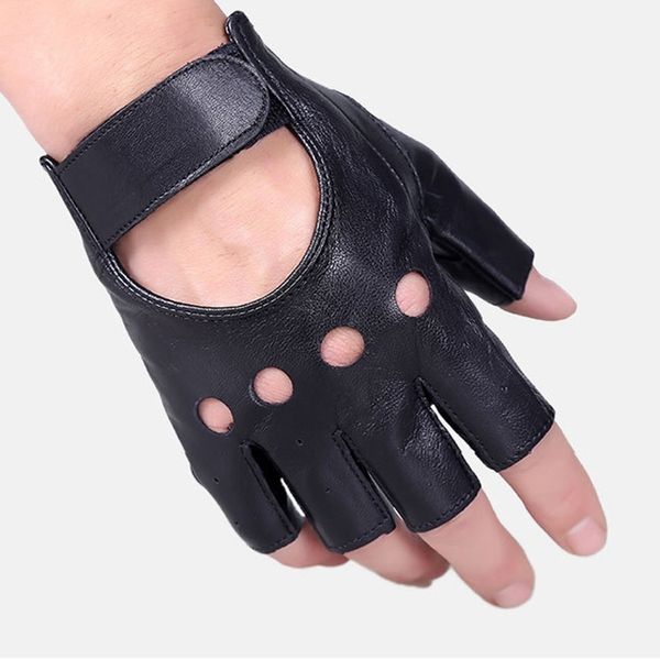 svadilfari new wholesale 1 pair fashion genuine leather half finger driving gloves fingerless gloves for women men black 201020, Blue;gray
svadilfari new wholesale 1 pair fashion genuine leather half finger driving gloves fingerless gloves for women men black 201020, Blue;gray