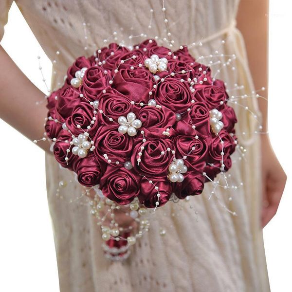 decorative flowers & wreaths wedding bride artificial silk ribbon rose beads bouquet decoration party po simulation pearl roses holding flow
decorative flowers & wreaths wedding bride artificial silk ribbon rose beads bouquet decoration party po simulation pearl roses holding flow