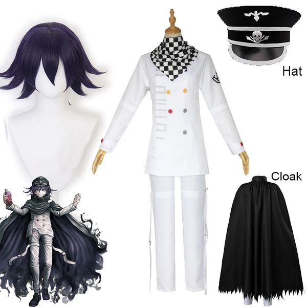 theme costume danganronpa v3 kokichi oma cosplay costume president oma cosplay wig cloak and hat halloween carnival party costumes, Black;red
theme costume danganronpa v3 kokichi oma cosplay costume president oma cosplay wig cloak and hat halloween carnival party costumes, Black;red