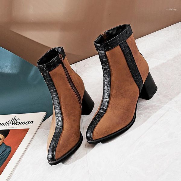boots short ankle for women fashion pu pointed toe square heel slip-on plush shoes plus size48, Black
boots short ankle for women fashion pu pointed toe square heel slip-on plush shoes plus size48, Black