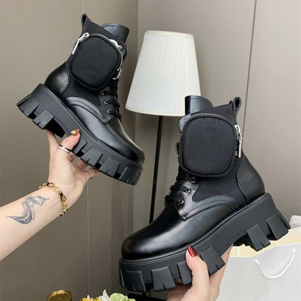 boots original style leather pocket winter boots package platform genuine leather half boots women dress shoes, Black
boots original style leather pocket winter boots package platform genuine leather half boots women dress shoes, Black
