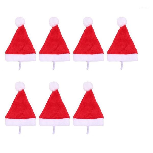 dog apparel aaak -7pcs christmas small plush santa hat for pet cat merry decorations home1
dog apparel aaak -7pcs christmas small plush santa hat for pet cat merry decorations home1