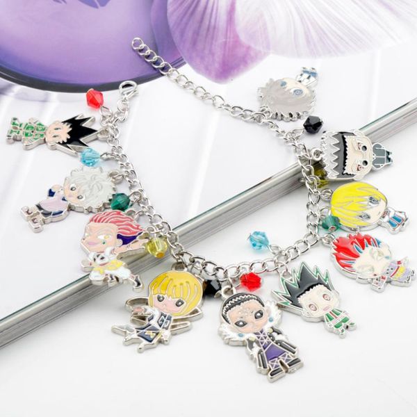 charm bracelets my hero academia cartoon figure enamel metal pendant link chain bangles for kids children friends cosplay jewelry gift, Golden;silver
charm bracelets my hero academia cartoon figure enamel metal pendant link chain bangles for kids children friends cosplay jewelry gift, Golden;silver