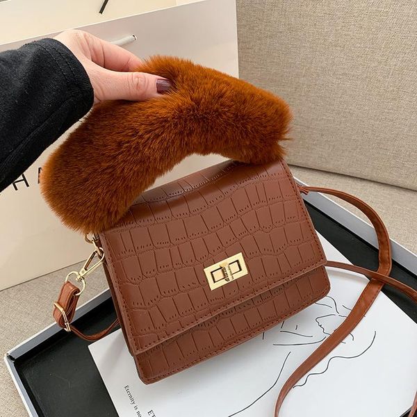 fashion all-match handbags 2020 new crocodile pattern women shoulder bags pu leather plush small square bag simple messenger bag
fashion all-match handbags 2020 new crocodile pattern women shoulder bags pu leather plush small square bag simple messenger bag