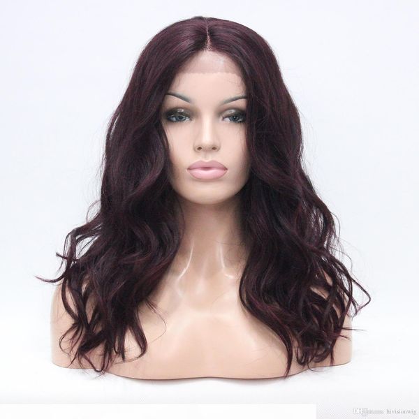 2017 hivision lace front wig quality heat ok synthetic off black mix deep purple wavy long wig
2017 hivision lace front wig quality heat ok synthetic off black mix deep purple wavy long wig