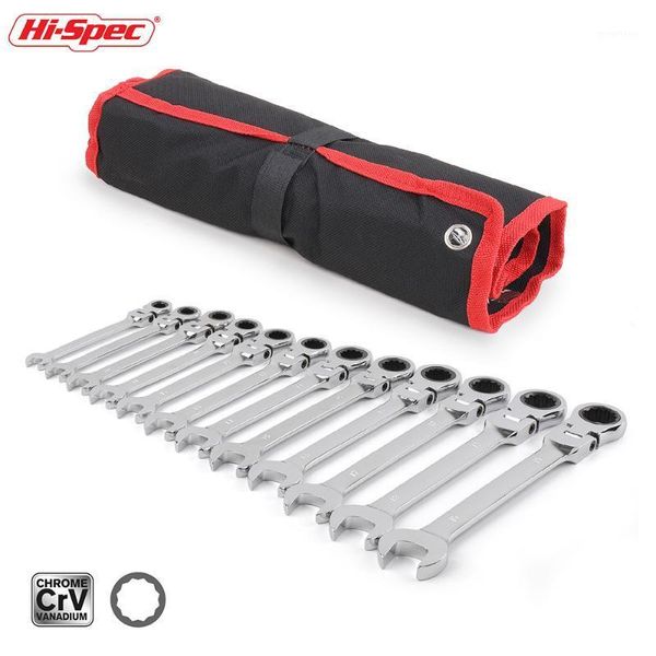 hi-spec 6/8 12pc combination wrench set ratchet wrench flexible torque spanner key set hand tool car repair tools1
hi-spec 6/8 12pc combination wrench set ratchet wrench flexible torque spanner key set hand tool car repair tools1