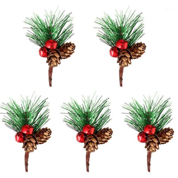 delicate christmas artificial pine picks pinecone branch decals crafts with jingle bell1
delicate christmas artificial pine picks pinecone branch decals crafts with jingle bell1