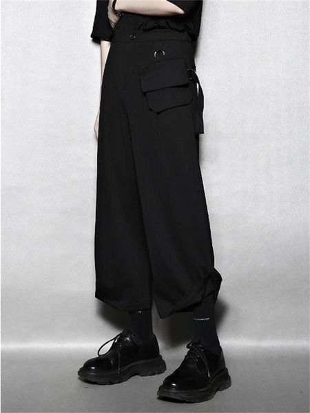 original men's wear waist bag design loose wide-leg cropped trousers japanese stretch casual wide-leg pants1, Black
original men's wear waist bag design loose wide-leg cropped trousers japanese stretch casual wide-leg pants1, Black