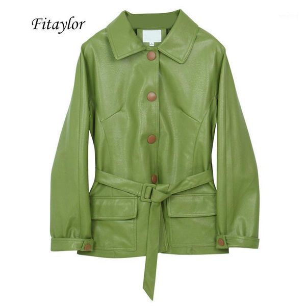 fitaylor women loose pu faux soft leather jacket turndown collar biker overcoat single breasted big pocket street coat with belt1, Black
fitaylor women loose pu faux soft leather jacket turndown collar biker overcoat single breasted big pocket street coat with belt1, Black
