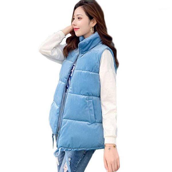 winter vest coat women waistcoat 2020 female sleeveless jacket stand collar warm velvet vest outwear student cotton jackets 3451, Black;white
winter vest coat women waistcoat 2020 female sleeveless jacket stand collar warm velvet vest outwear student cotton jackets 3451, Black;white