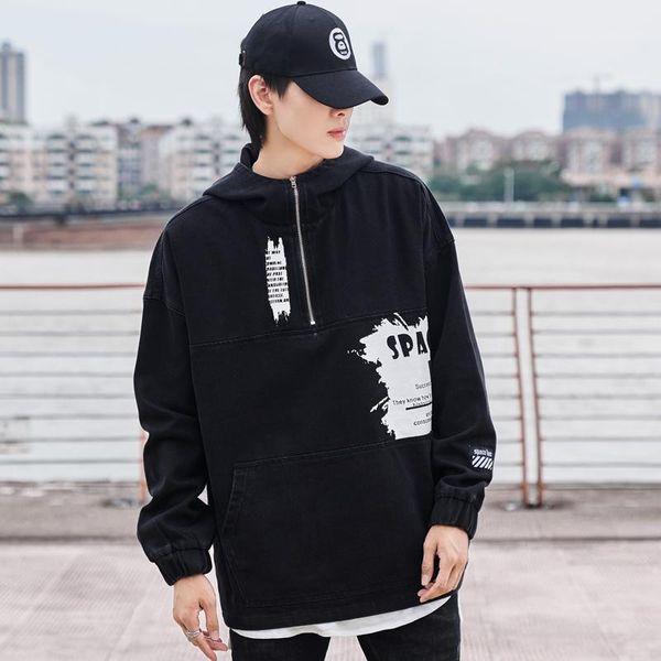 men's jackets men's black hooded jacket autumn casual hoodies plus size tracksuit sportwear coats fashion male outwear sweatshirt, Black;brown
men's jackets men's black hooded jacket autumn casual hoodies plus size tracksuit sportwear coats fashion male outwear sweatshirt, Black;brown