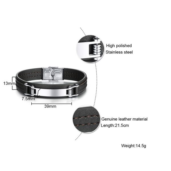 fxm e2 steel bangle sell popular bracelet man single steel material 20cm real leather bracelet 200928, Black
fxm e2 steel bangle sell popular bracelet man single steel material 20cm real leather bracelet 200928, Black