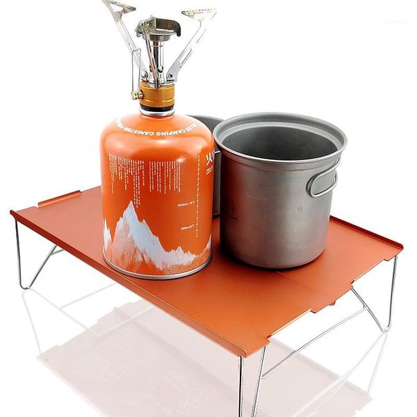 camp furniture outdoor folding table durable aluminum plate portable lightweight mini for barbecue camping picnic hiking1