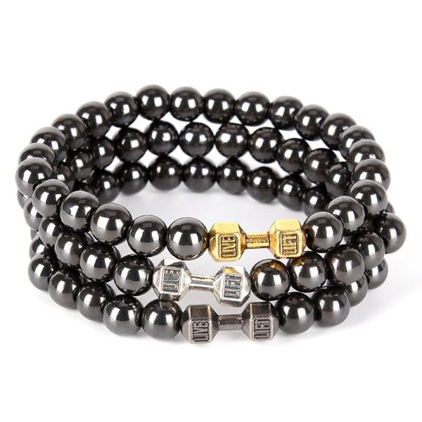 charm bracelets health care magnetic hematite stretch bracelet 1pc weight loss round black stone therapy for men women, Golden;silver
charm bracelets health care magnetic hematite stretch bracelet 1pc weight loss round black stone therapy for men women, Golden;silver