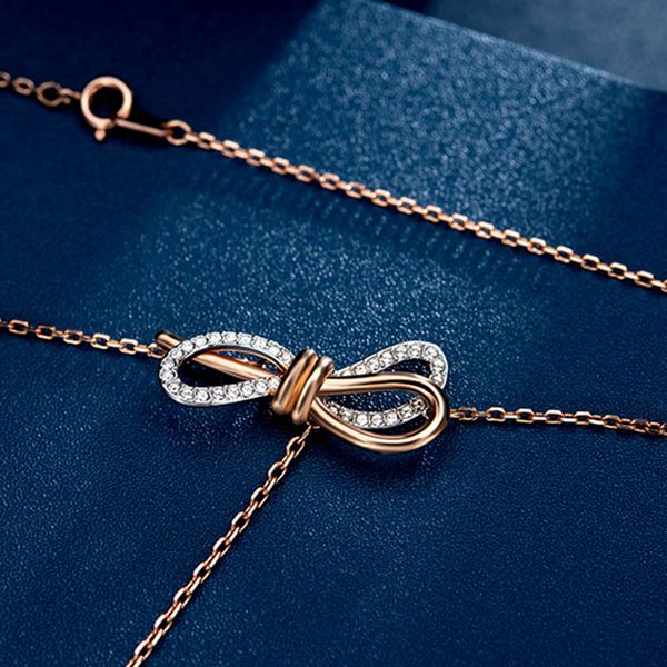 luxury rose gold y-shaped bow long tassel necklace female clavicle chain swarovski element holiday gift fashion design, Silver
luxury rose gold y-shaped bow long tassel necklace female clavicle chain swarovski element holiday gift fashion design, Silver