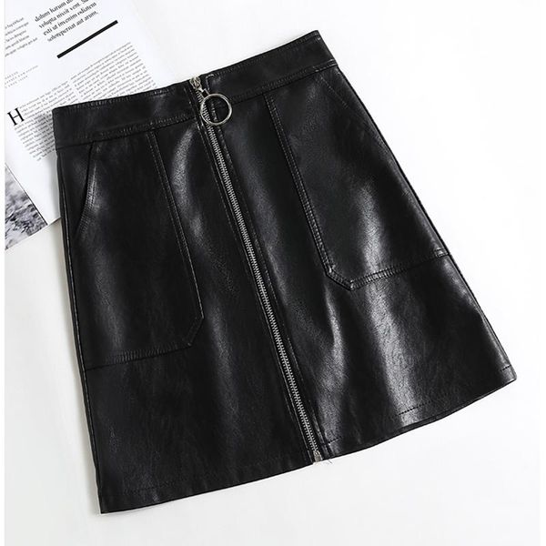 skirts autumn winter leather skirt black high waist mini a line pu korean casual falda cuero jupe cuir women taille haute femme
skirts autumn winter leather skirt black high waist mini a line pu korean casual falda cuero jupe cuir women taille haute femme