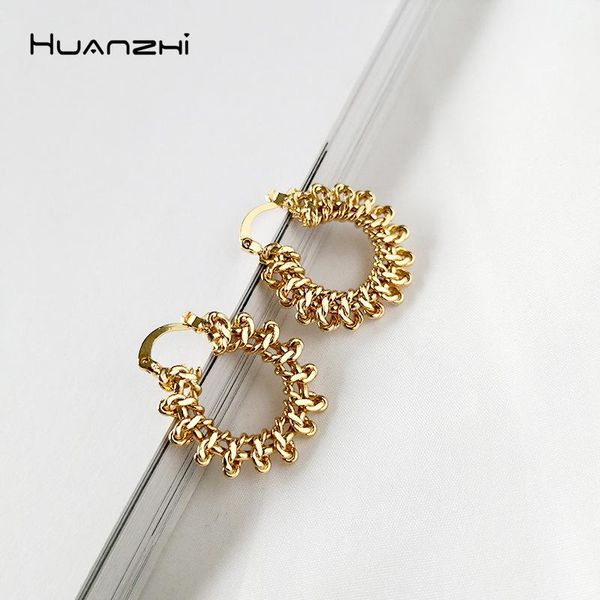 huanzhi 2020 new korean geometric hollow irregular weaving circle simple tie metal hoop earrings for woman girls jewelry gifts, Golden;silver
huanzhi 2020 new korean geometric hollow irregular weaving circle simple tie metal hoop earrings for woman girls jewelry gifts, Golden;silver