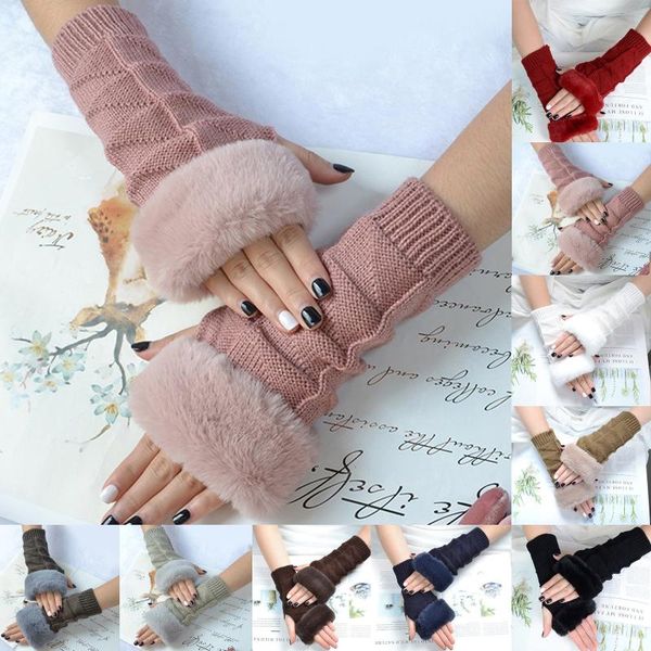 five fingers gloves women' winter fashion simple solid color cashmere knit wear warm typing elastic half-finger thick soft, Blue;gray
five fingers gloves women' winter fashion simple solid color cashmere knit wear warm typing elastic half-finger thick soft, Blue;gray