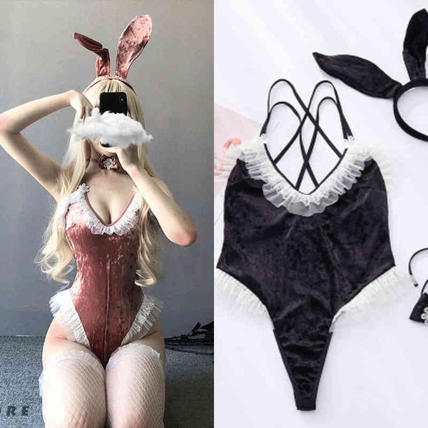 nxy lingerie cute anime bunny girl cosplay costume halloween women rose pink velvet jumpsuit erotic roleplay kawaii for couple 1221, Red;black
nxy lingerie cute anime bunny girl cosplay costume halloween women rose pink velvet jumpsuit erotic roleplay kawaii for couple 1221, Red;black