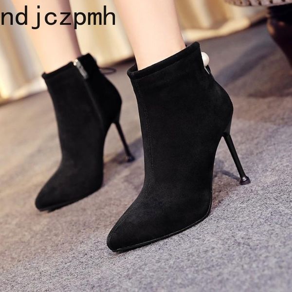 boots women's the winter fashion pearl pointed zipper high heel shoes 34-40 height 10.5cm black
boots women's the winter fashion pearl pointed zipper high heel shoes 34-40 height 10.5cm black