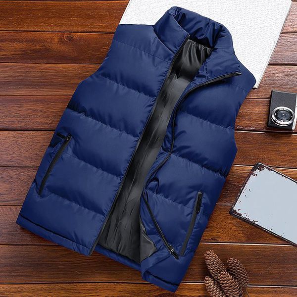 men's vests men cotton coat waistcoat winter fashion warm solid color jackets zipper pocket vest black blue sleeveless male outerwear1, Black;white
men's vests men cotton coat waistcoat winter fashion warm solid color jackets zipper pocket vest black blue sleeveless male outerwear1, Black;white