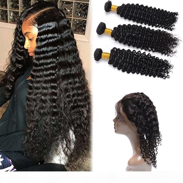 pre plucked 360 lace frontal with bundles malaysian deep wave bundles 3 bundles with frontal closure, Black;brown
pre plucked 360 lace frontal with bundles malaysian deep wave bundles 3 bundles with frontal closure, Black;brown