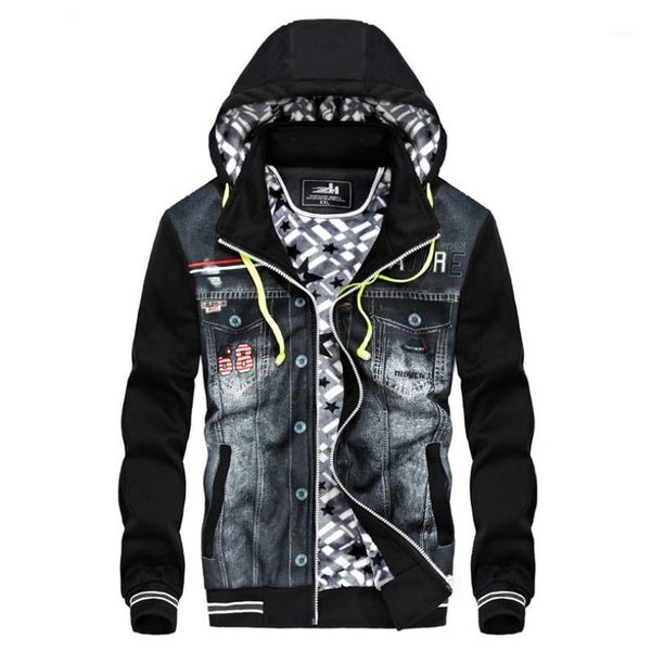 fashion hooded mens denim jackets men cool clothes detachable hooded fashion denim patchwork jacket warm winter men jacket parkas1, Black;brown
fashion hooded mens denim jackets men cool clothes detachable hooded fashion denim patchwork jacket warm winter men jacket parkas1, Black;brown