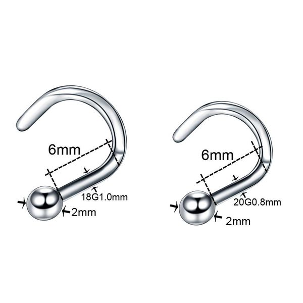 5 шт. / лот nostriil piercings для мужчин женщины штабы титана пирсинг нос нос звездный нос кольца nariz piercing body ювелирные изделия 18g, Silver
5 шт. / лот nostriil piercings для мужчин женщины штабы титана пирсинг нос нос звездный нос кольца nariz piercing body ювелирные изделия 18g, Silver