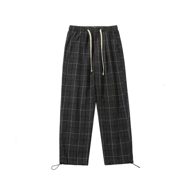 2021 trousers spring and autumn new trellis straight male pants campus youth men's clothes v54k, Black
2021 trousers spring and autumn new trellis straight male pants campus youth men's clothes v54k, Black