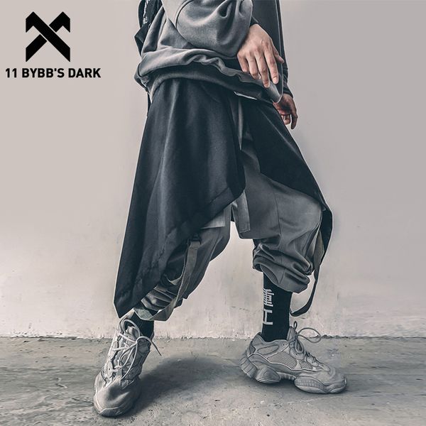 11 bybb's dark irregular hip hop men harem skirt pants harajuku adjustable streetwear black pleated apron gothic jogger trouser q1217
11 bybb's dark irregular hip hop men harem skirt pants harajuku adjustable streetwear black pleated apron gothic jogger trouser q1217